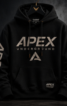 Apex Underground Hero Hoodie — Onyx