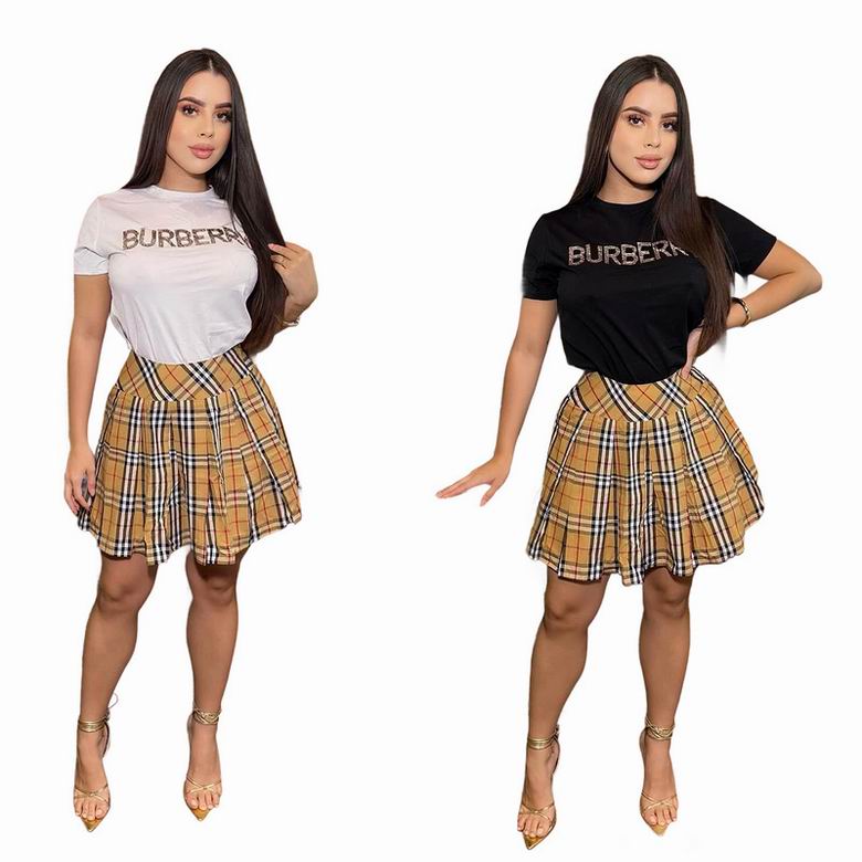 Burberry Check Pleated Dress