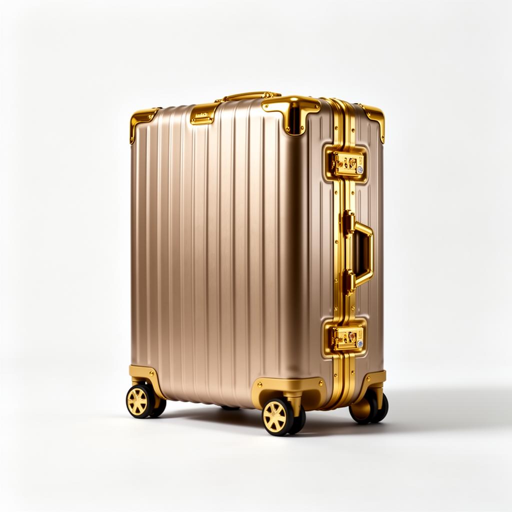 Aurum Champagne Aluminum Trunk