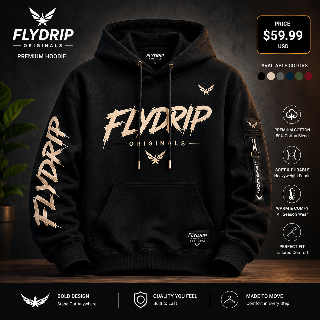 Flydrip Originals Premium Hoodie