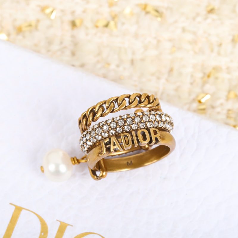 Gold Crystal Square Stud Earrings