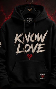 Know Love Hero Hoodie — Onyx