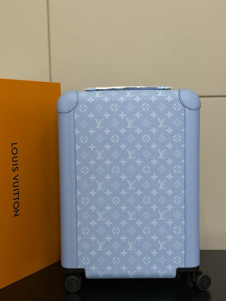 Baby Blue Monogram Cabin Trolley