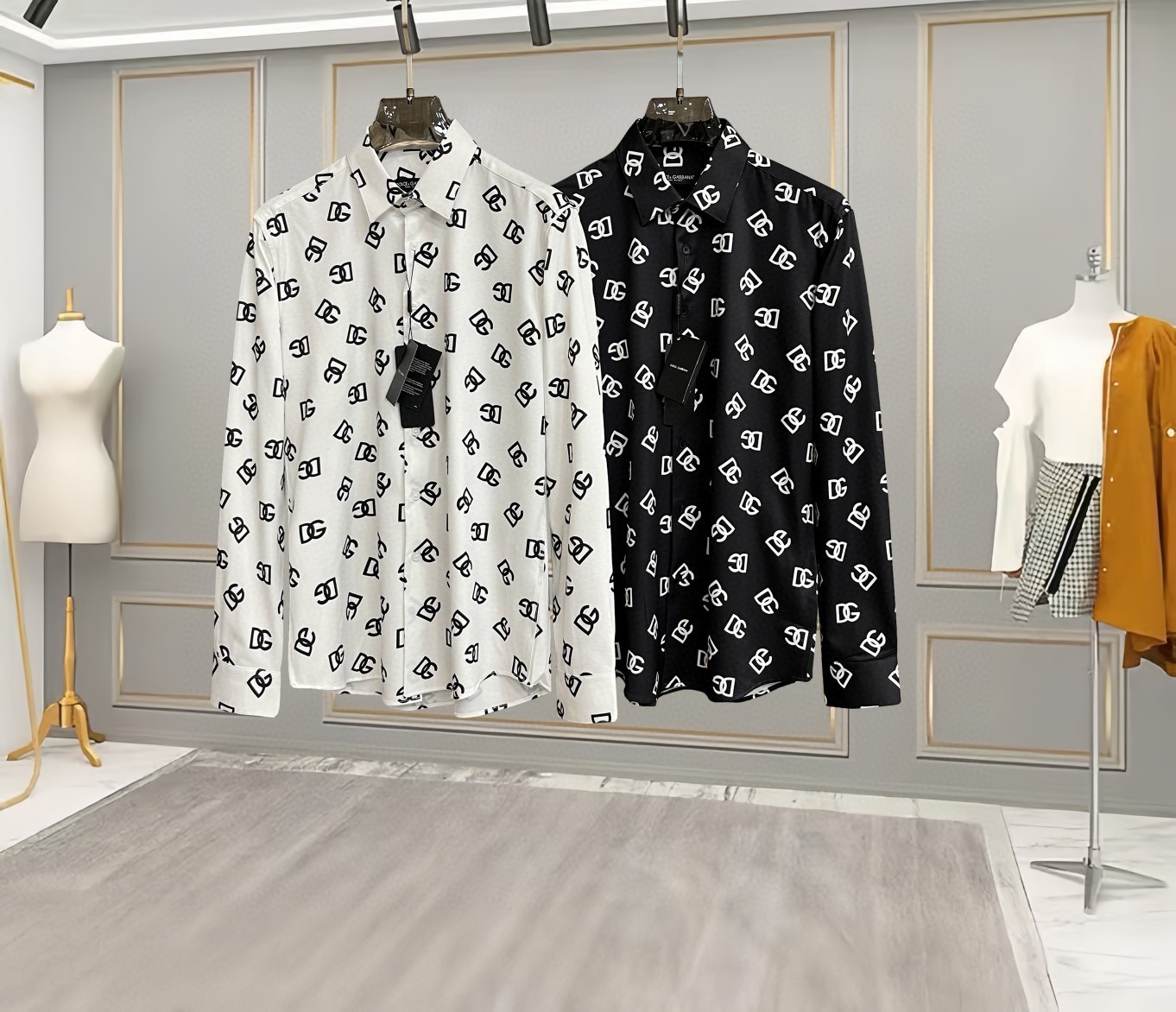 Monogram Long-Sleeve Shirt