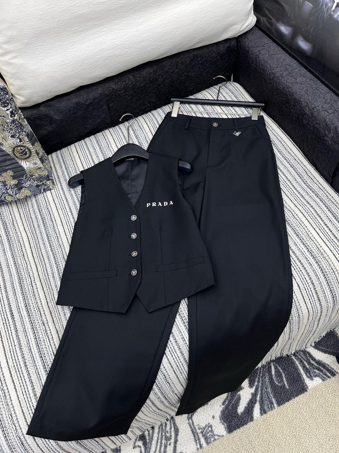 Noir Tailored Vest & Pant