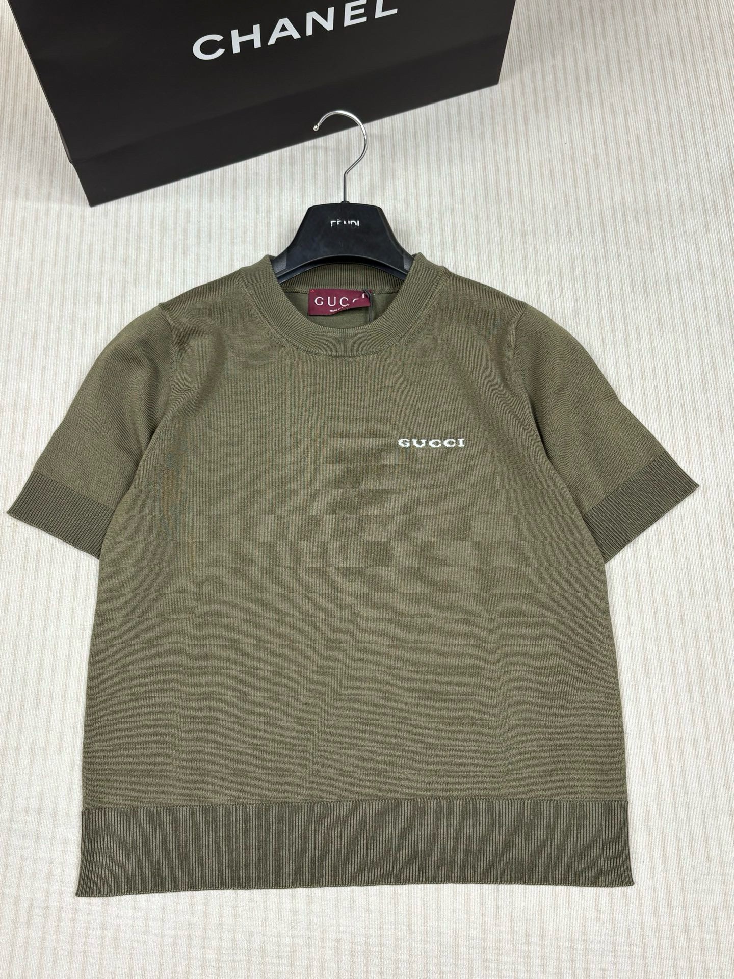 Olive House Knit Tee