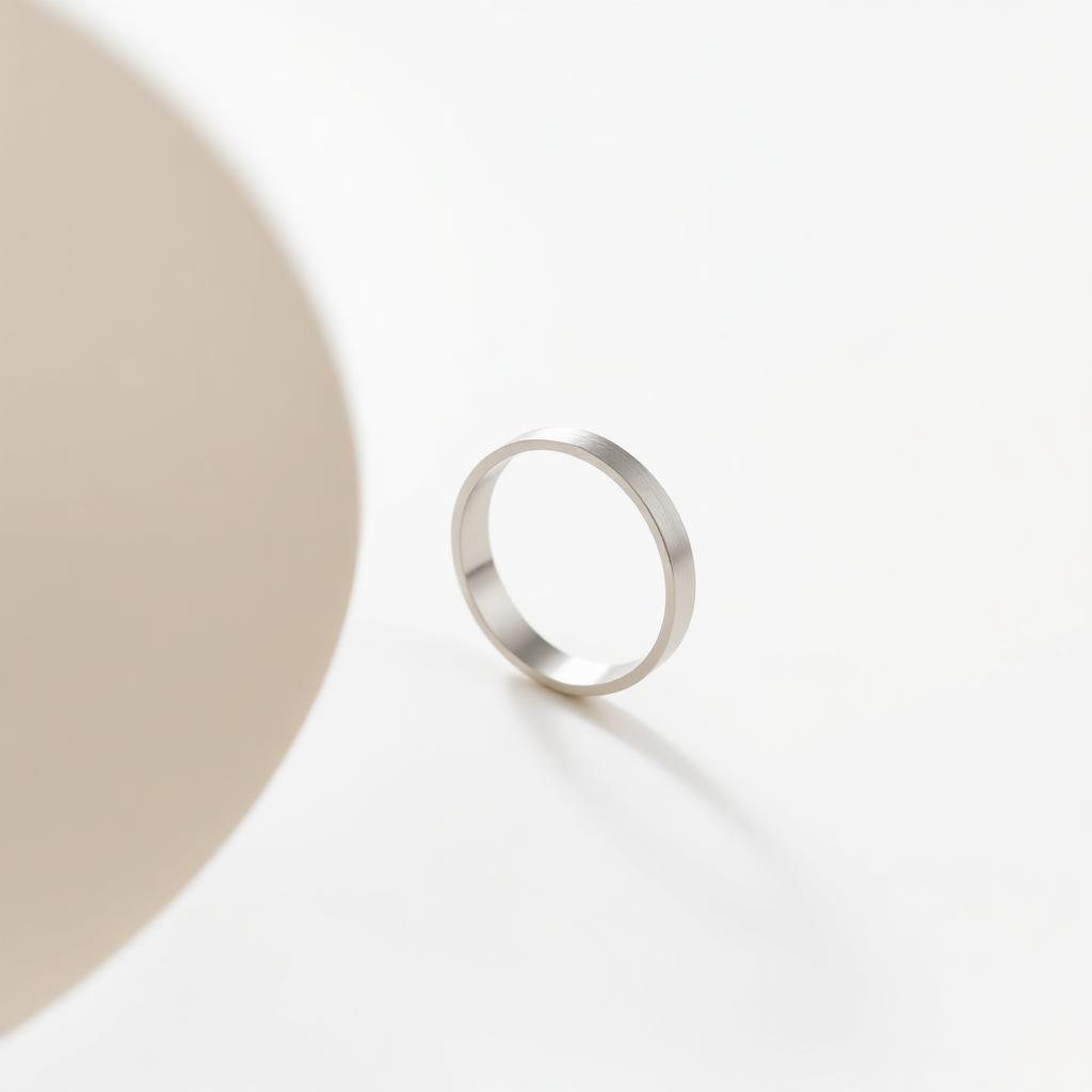 Minimal Silver Band